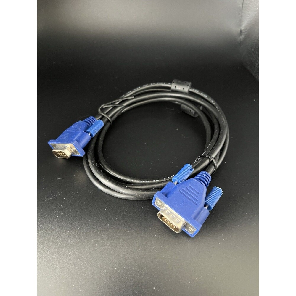 5FT VGA SVGA Cable Adapter Male to Male LCD PC TV Fast Shipping